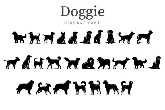 Doggie by CraftedType Studio — Dingbats Font