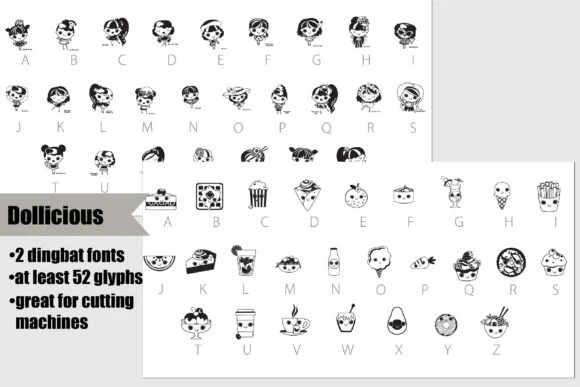 Dollicious Font by Illustration Ink — Dingbats Font