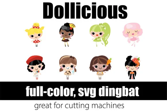 Dollicious by Illustration Ink — Color Fonts Font