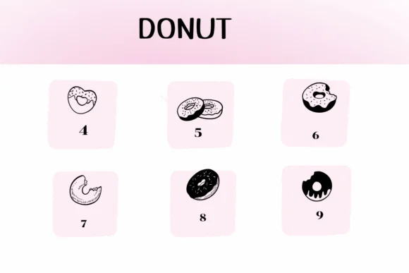 Donut by Ketsarin — Dingbats Font — thumbnail 4