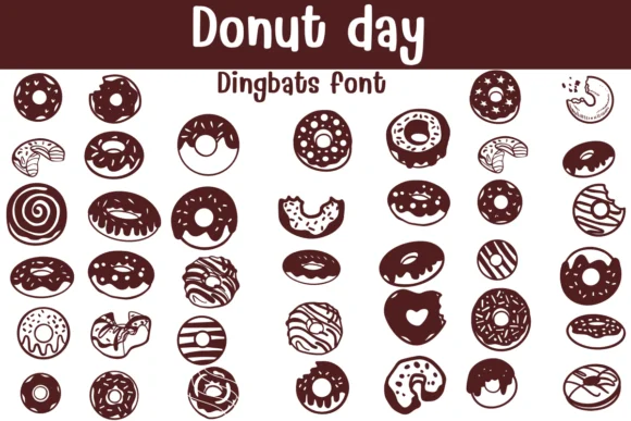 Donut Day by Sontaya — Dingbats Font