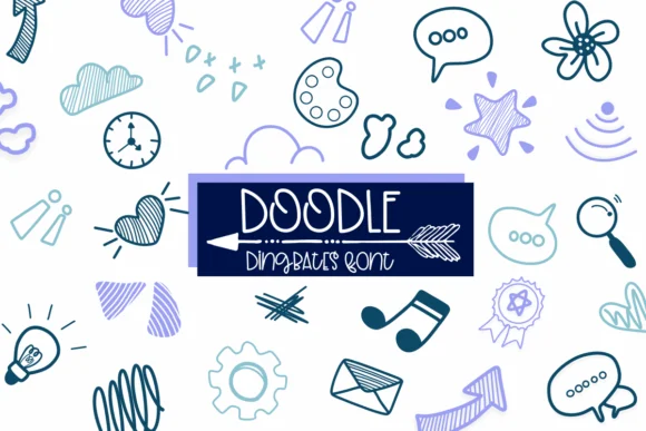 Doodle by Sirinart — Dingbats Font