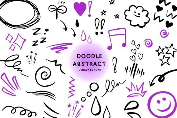 Doodle Abstract by Bee piyanuch — Dingbats Font