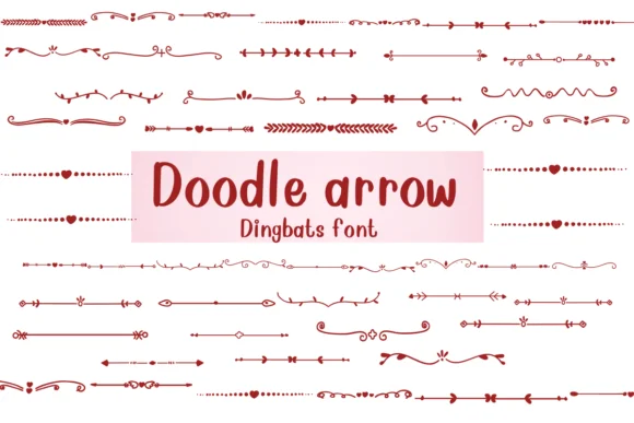 Doodle Arrow by Nongyao — Dingbats Font