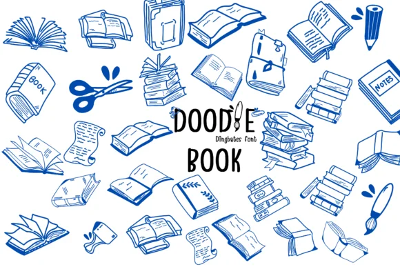 Doodle Book by Bee piyanuch — Dingbats Font
