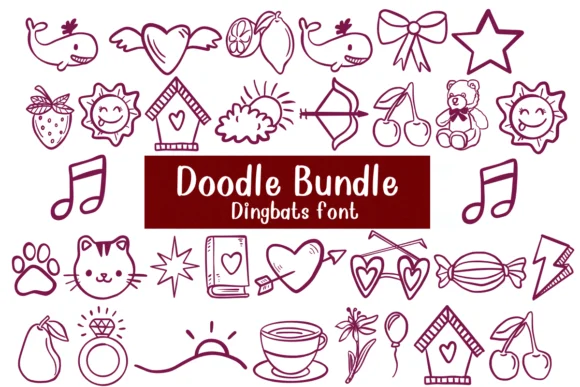 Doodle Bundle by Nongyao — Dingbats Font