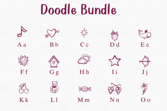 Doodle Bundle by Nongyao — Dingbats Font — thumbnail 2