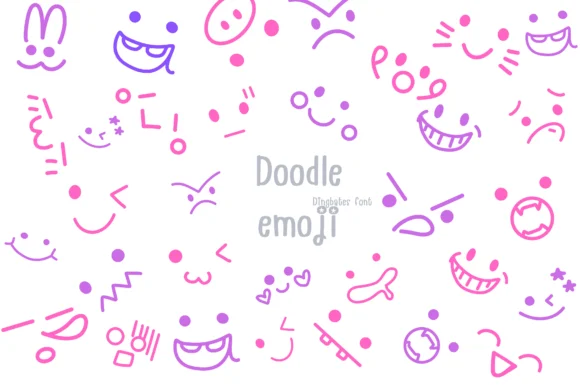 Doodle Emoji by Bee piyanuch — Dingbats Font