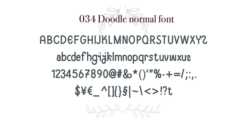 Doodle Font by arnon.021993 — Sans Serif Font — thumbnail 7