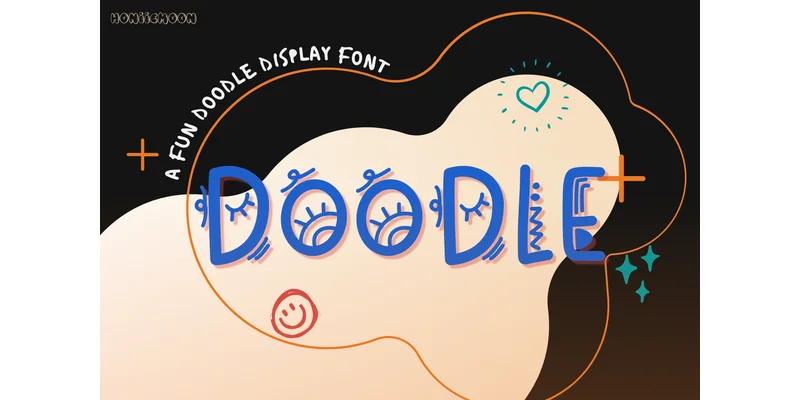 Doodle Font by Honiiemoon by Honiiemoon — Decorative Font