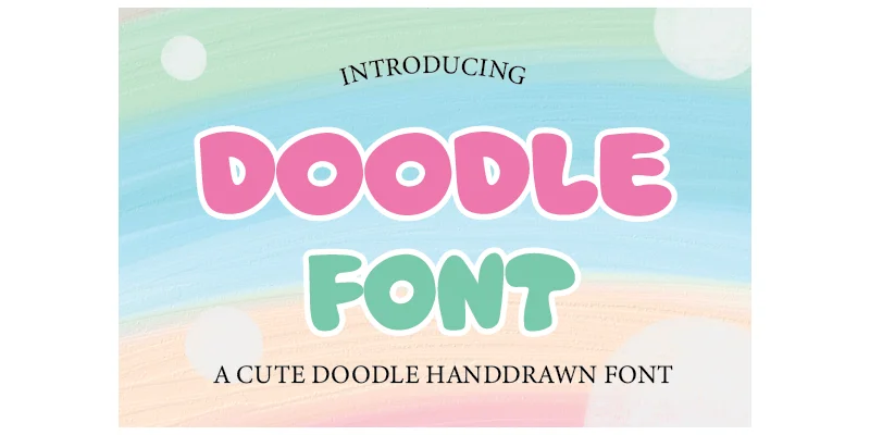 Doodle Font by Oatmeal — Display Font