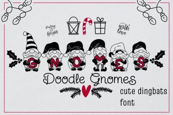 Doodle Gnomes by Callmestasya — Dingbats Font