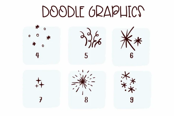 Doodle Graphics by Sirinart — Dingbats Font — thumbnail 6