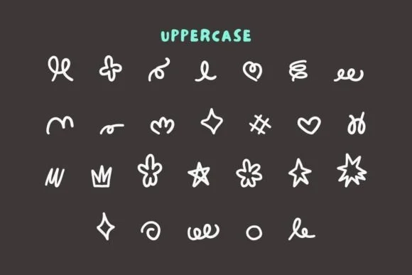 Doodle Line by Eystore — Dingbats Font — thumbnail 2