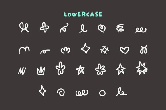 Doodle Line by Eystore — Dingbats Font — thumbnail 3
