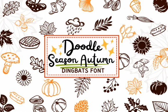 Doodle Season Autumn by PraewDesigns — Dingbats Font