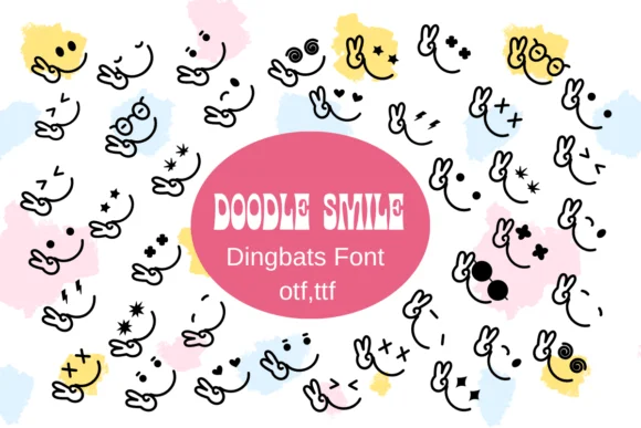 Doodle Smile by Nun Sukhwan — Dingbats Font