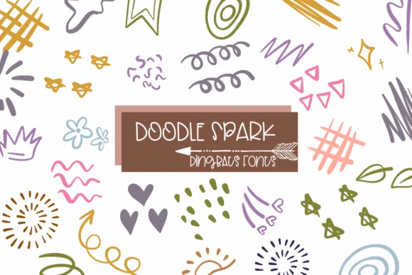Doodle Spark by Sirinart — Dingbats Font