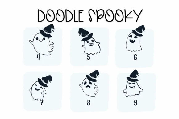 Doodle Spooky by Sirinart — Dingbats Font — thumbnail 4