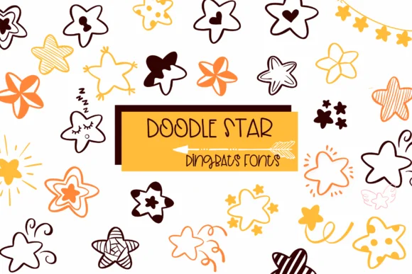 Doodle Star by Sirinart — Dingbats Font
