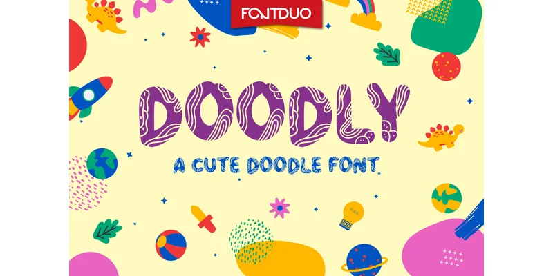 Doodly Font by FontDuo by FontDuo — Decorative Font