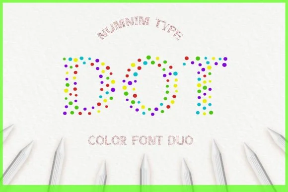 Dot by numnim β Color Fonts Font