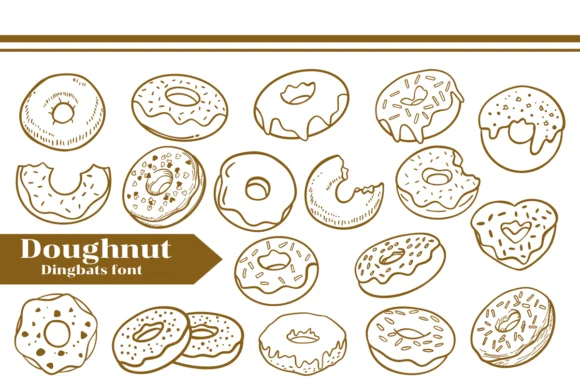 Doughnut by Apiwat Type — Dingbats Font