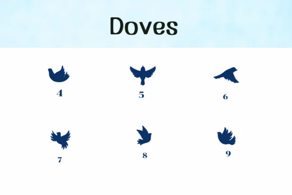 Doves by Ketsarin — Dingbats Font — thumbnail 4