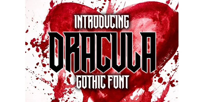 Dracula Font by vladimirnikolic by vladimirnikolic — Blackletter Font