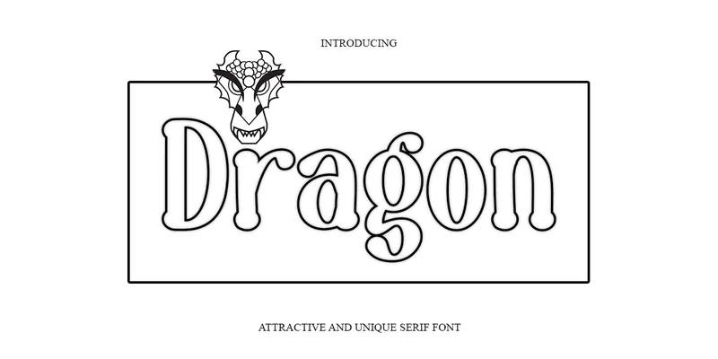 Dragon Font by PAYJHOshop — Sans Serif Font