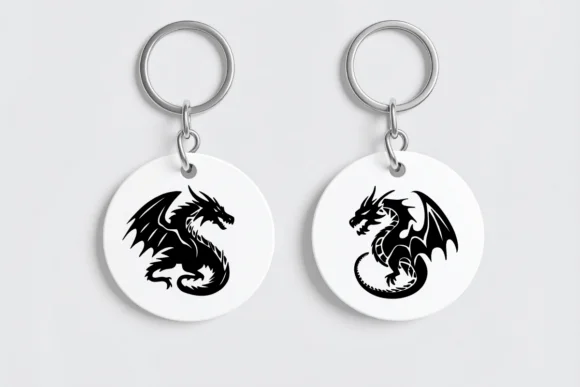 Dragon Silhouette Set by Heartcraft Atelier — Dingbats Font — thumbnail 6