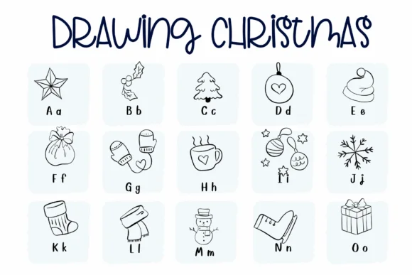 Drawing Christmas by Sirinart — Dingbats Font — thumbnail 2