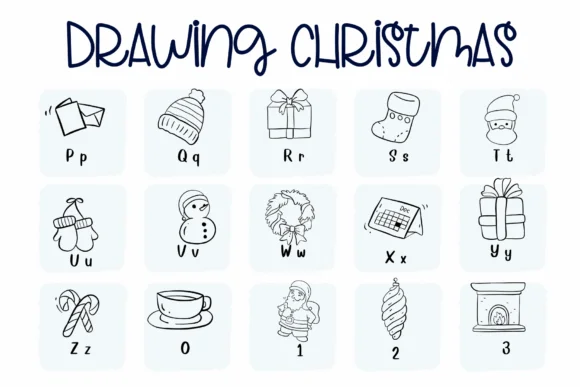 Drawing Christmas by Sirinart — Dingbats Font — thumbnail 3
