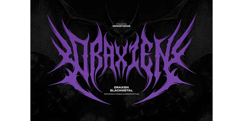 Draxien Font by Denustudios by Denustudios — Blackletter Font