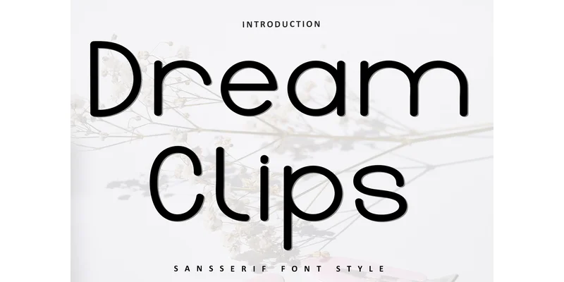 Dream Clips Font by Inermedia STUDIO — Sans Serif Font