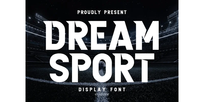Dream Sport Font by Eystore by Eystore — Display Font
