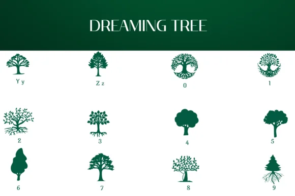 Dreaming Tree by Heartcraft Atelier — Dingbats Font — thumbnail 4