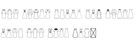 Dress by danita.kukkai — Dingbats Font — thumbnail 6