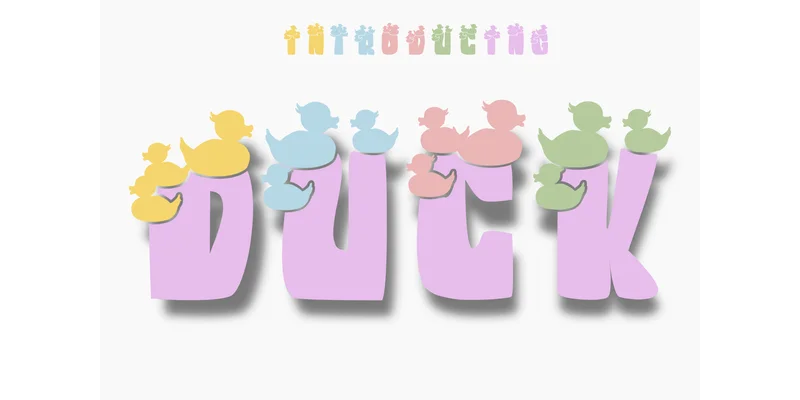 Duck Font by Bold Point by Bold Point — Decorative Font