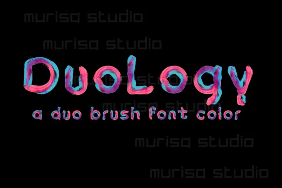 DuoLogy by murisa.studio — Color Fonts Font