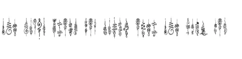 Ear Tattoo by Nongyao — Dingbats Font — thumbnail 8