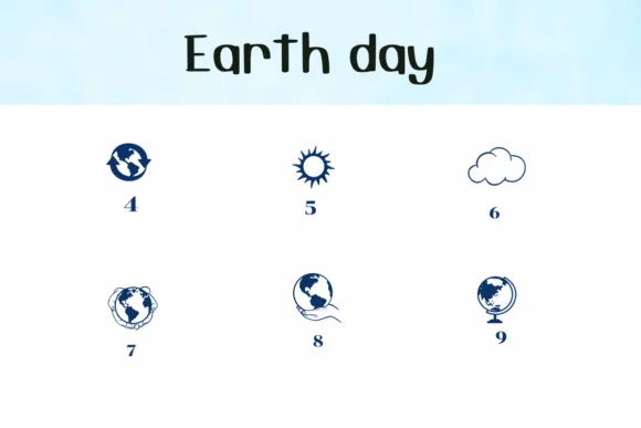 Earth Day by Ketsarin — Dingbats Font — thumbnail 4