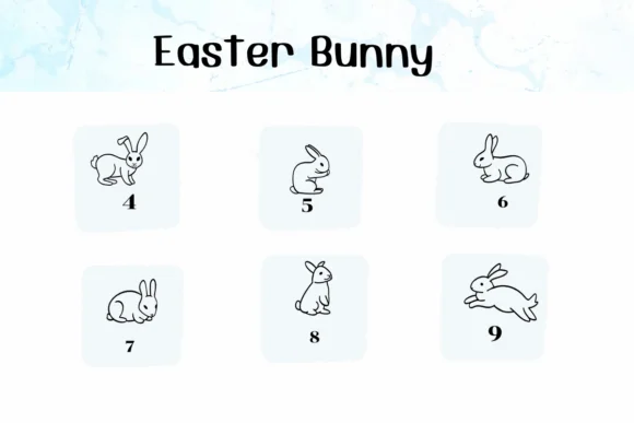 Easter Bunny by Ketsarin — Dingbats Font — thumbnail 4