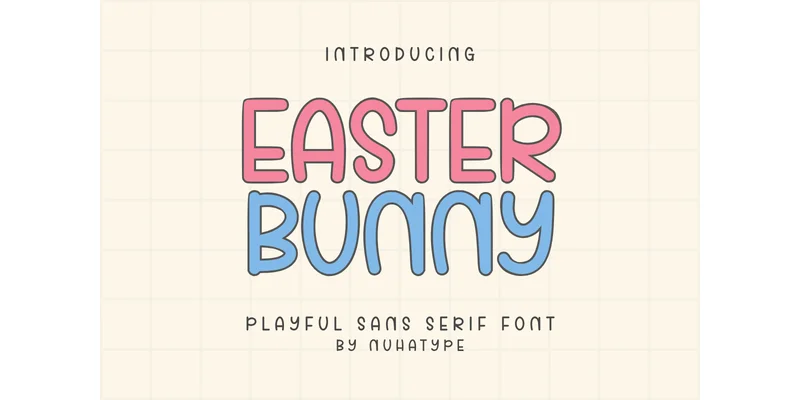Easter Bunny Font by Nuhatype — Sans Serif Font