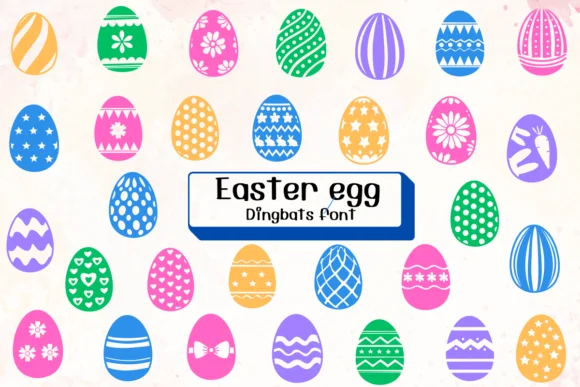 Easter Egg by Ketsarin — Dingbats Font