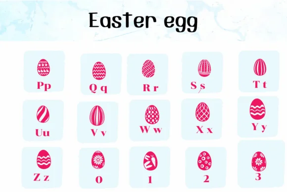 Easter Egg by Ketsarin — Dingbats Font — thumbnail 3