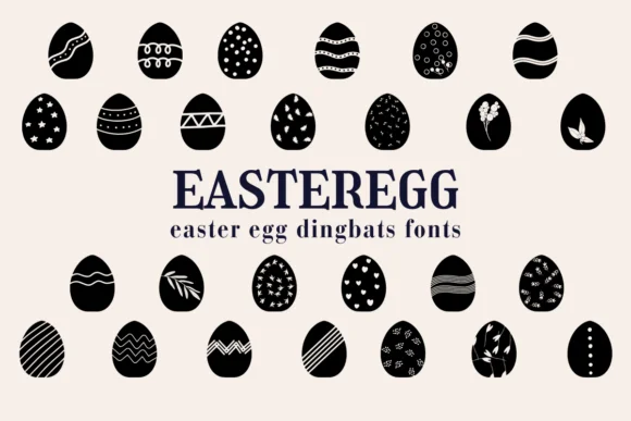 Easter Egg by Eystore — Dingbats Font