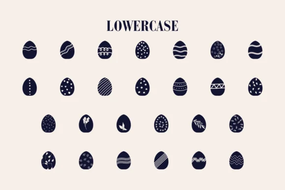 Easter Egg by Eystore — Dingbats Font — thumbnail 3