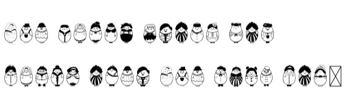 Easter Egg Dress Up by danita.kukkai — Dingbats Font — thumbnail 7