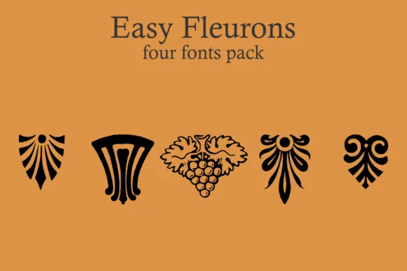 Easy Fleurons by Intellecta Design — Dingbats Font